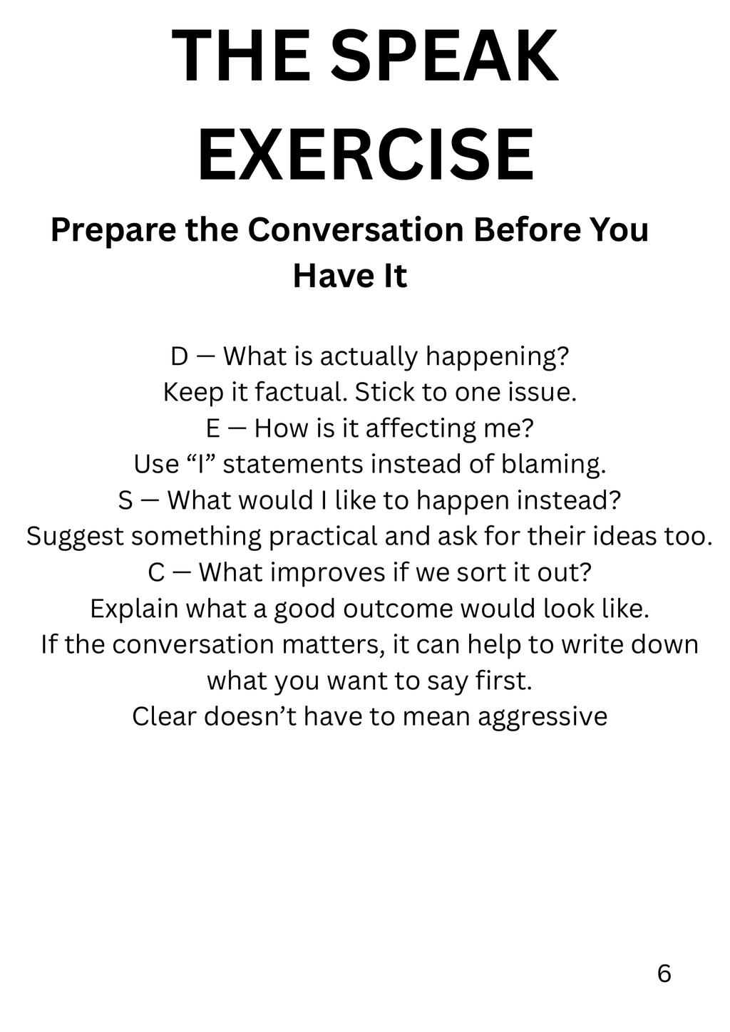 PAUSE. SPEAK. SOLVE.