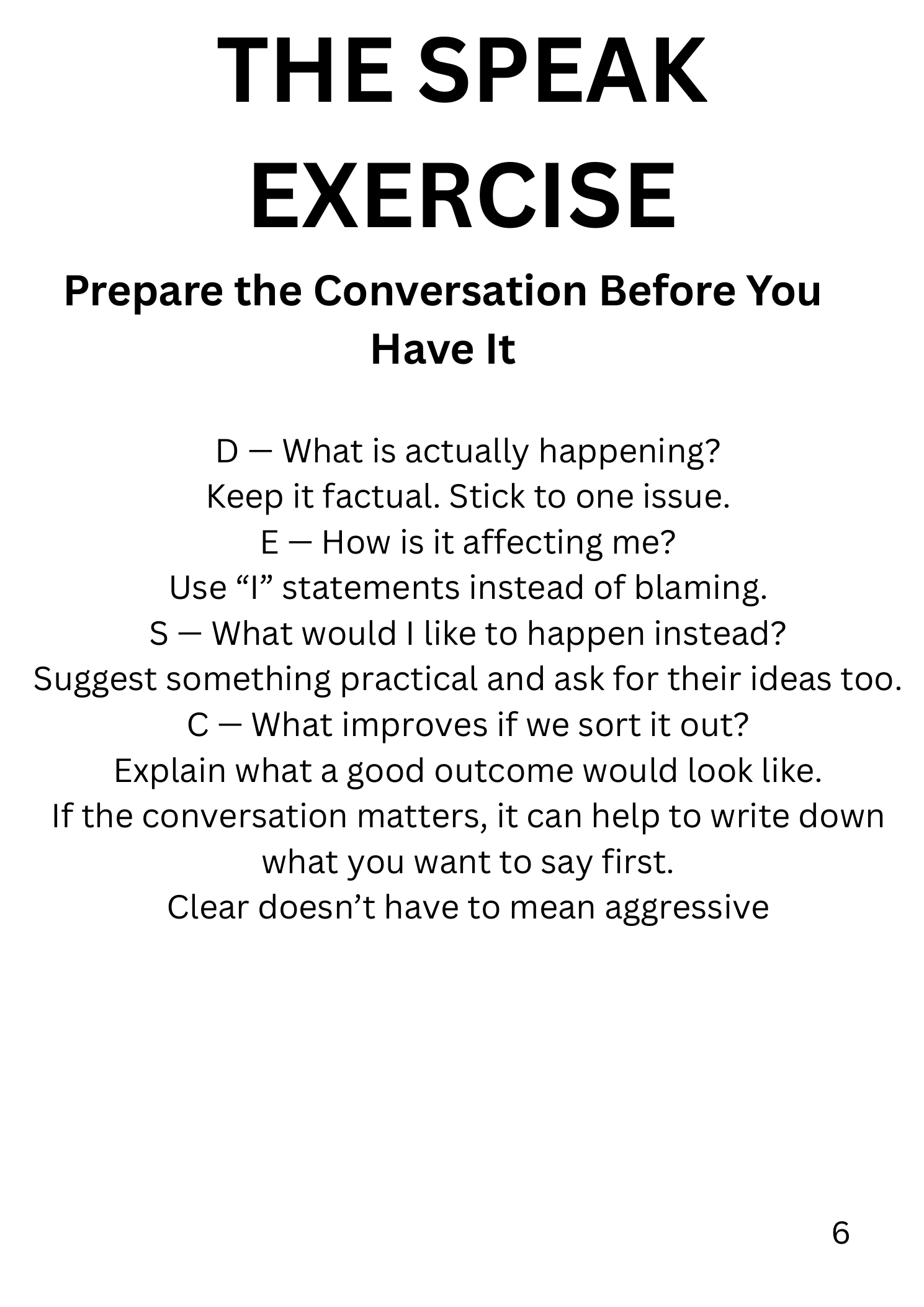 PAUSE. SPEAK. SOLVE.