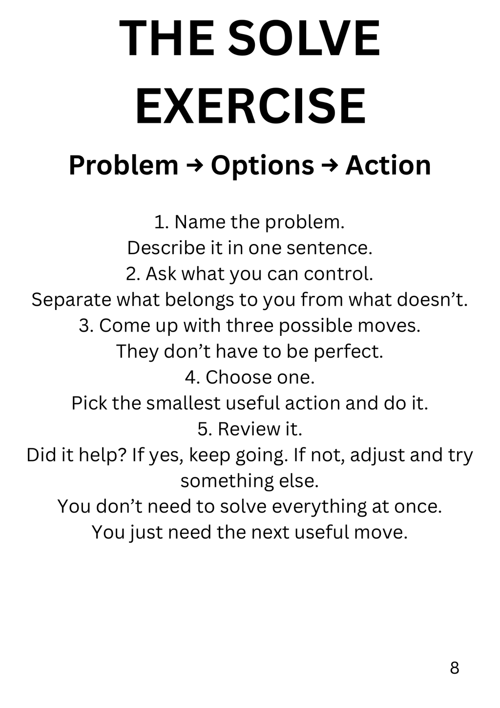 PAUSE. SPEAK. SOLVE.