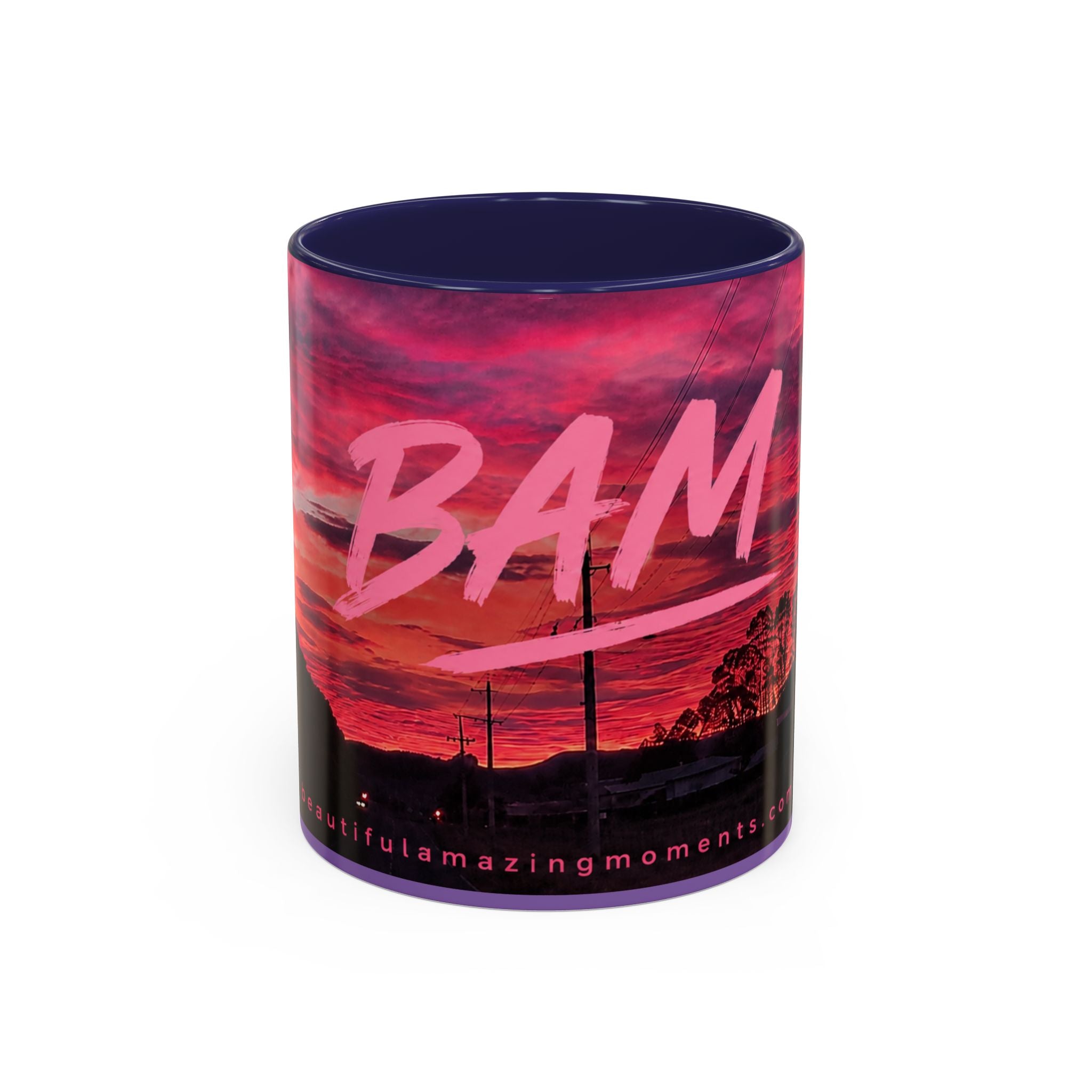 Bam Sunset Road Mug  .Moments That Matter.