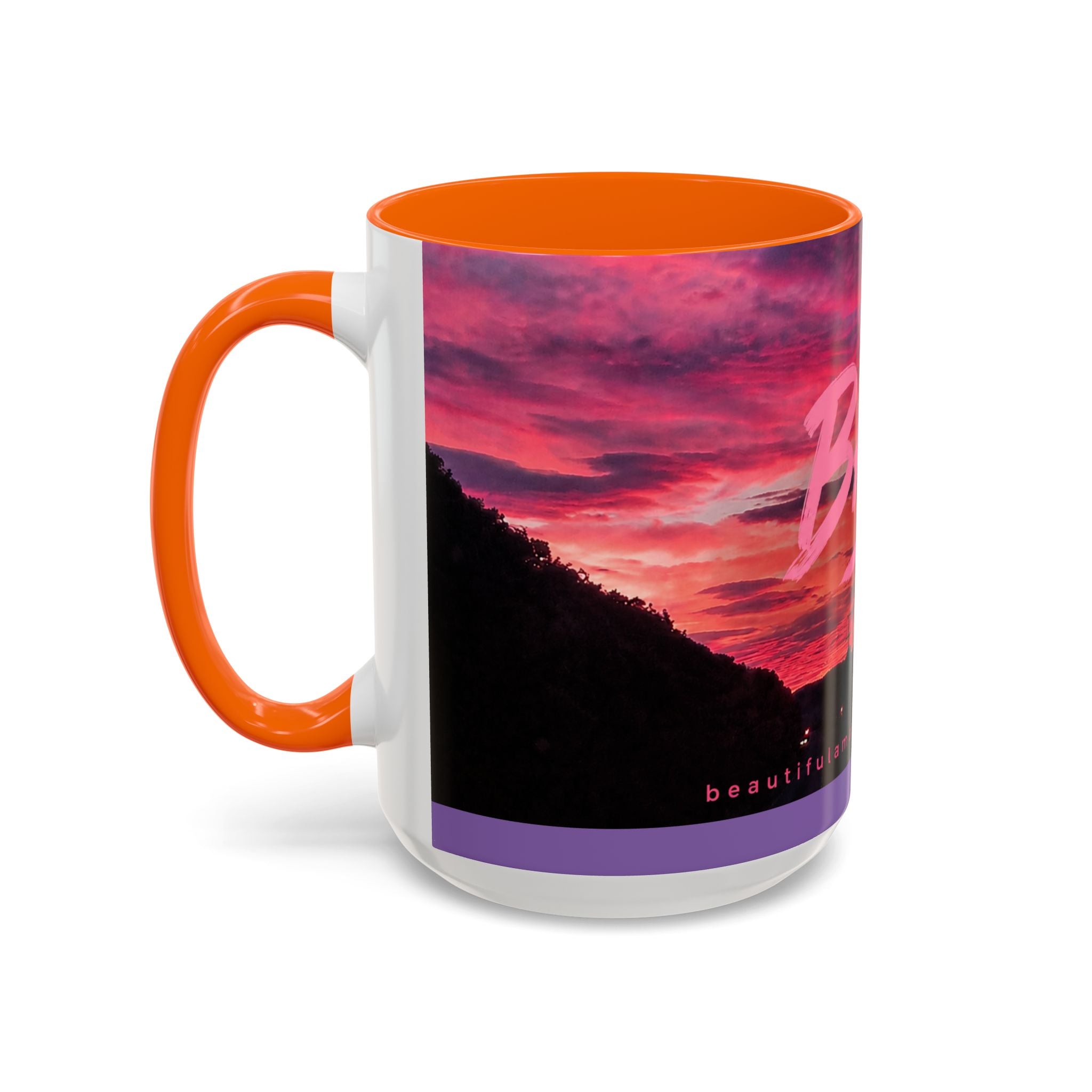 Bam Sunset Road Mug  .Moments That Matter.