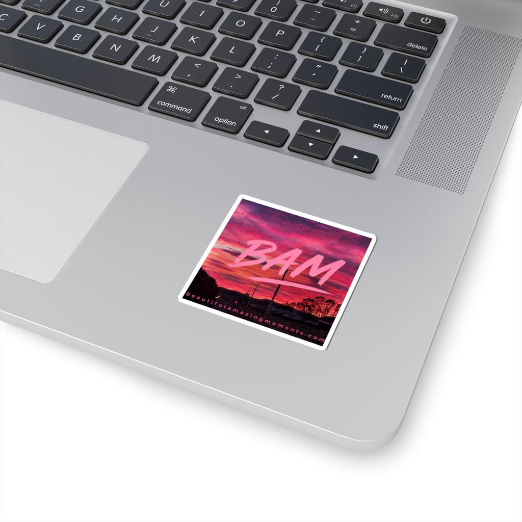 A BAM sticker inspired by beautiful skies, nature, and the moments that matter.