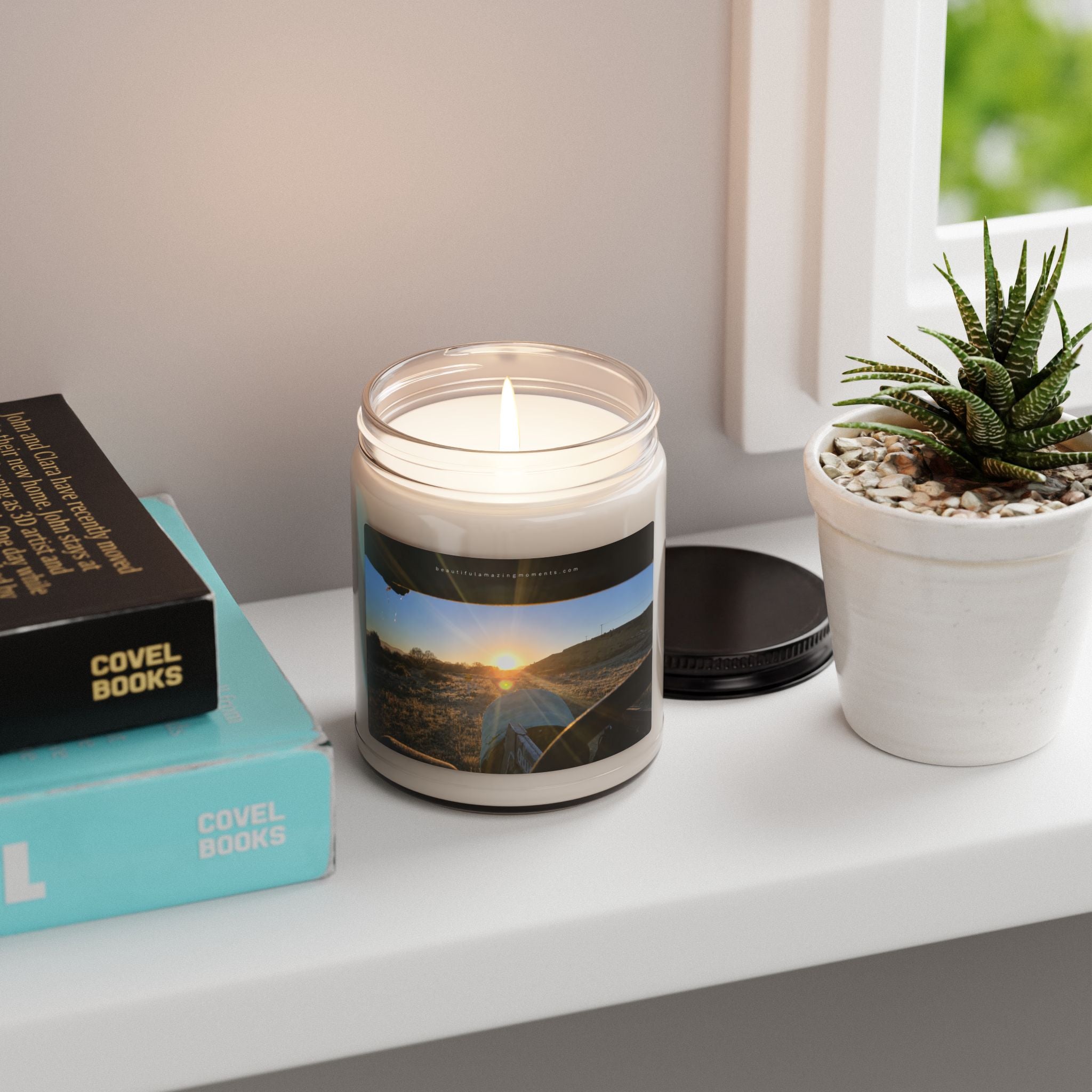 BAM Sunrise Glow – Scented Soy Candle (9oz)Scented Soy Candle, 9oz
