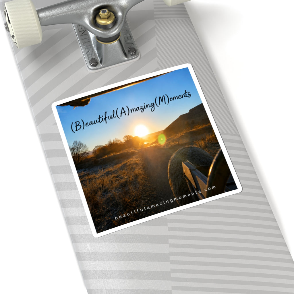 BAM Sunrise Reflection – Kiss-Cut StickerKiss-Cut Stickers