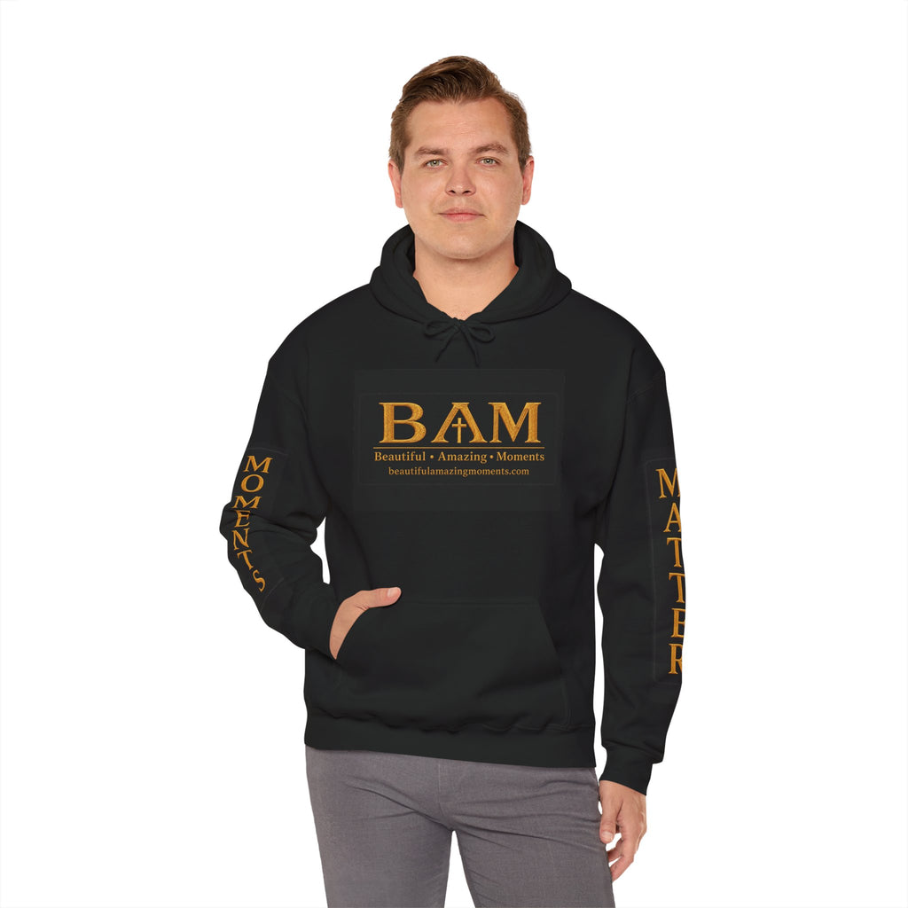 BAM Hoodie – Beautiful Amazing Moments | Moments Matter Premium HoodieUnisex Heavy Blend™ Hooded Sweatshirt