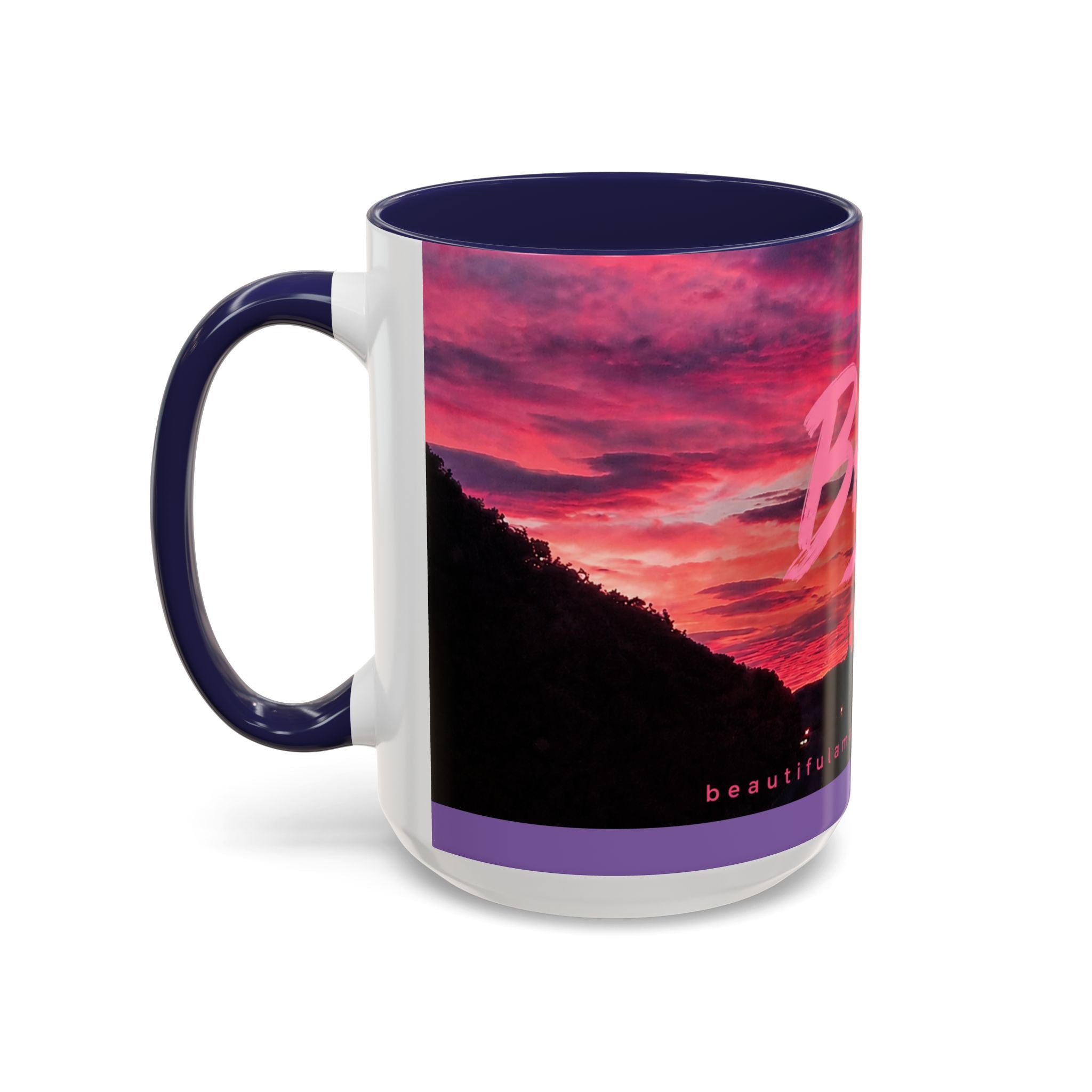 Bam Sunset Road Mug  .Moments That Matter.
