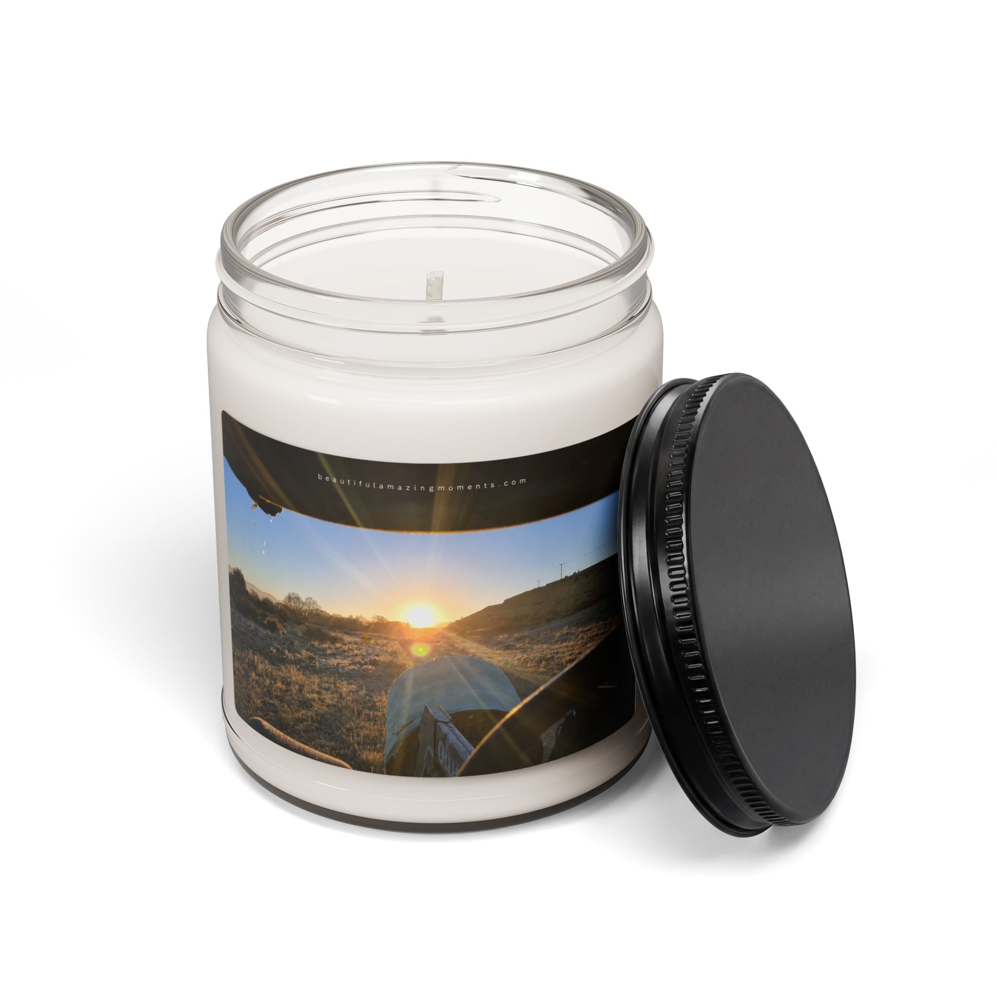 BAM Sunrise Glow – Scented Soy Candle (9oz)Scented Soy Candle, 9oz