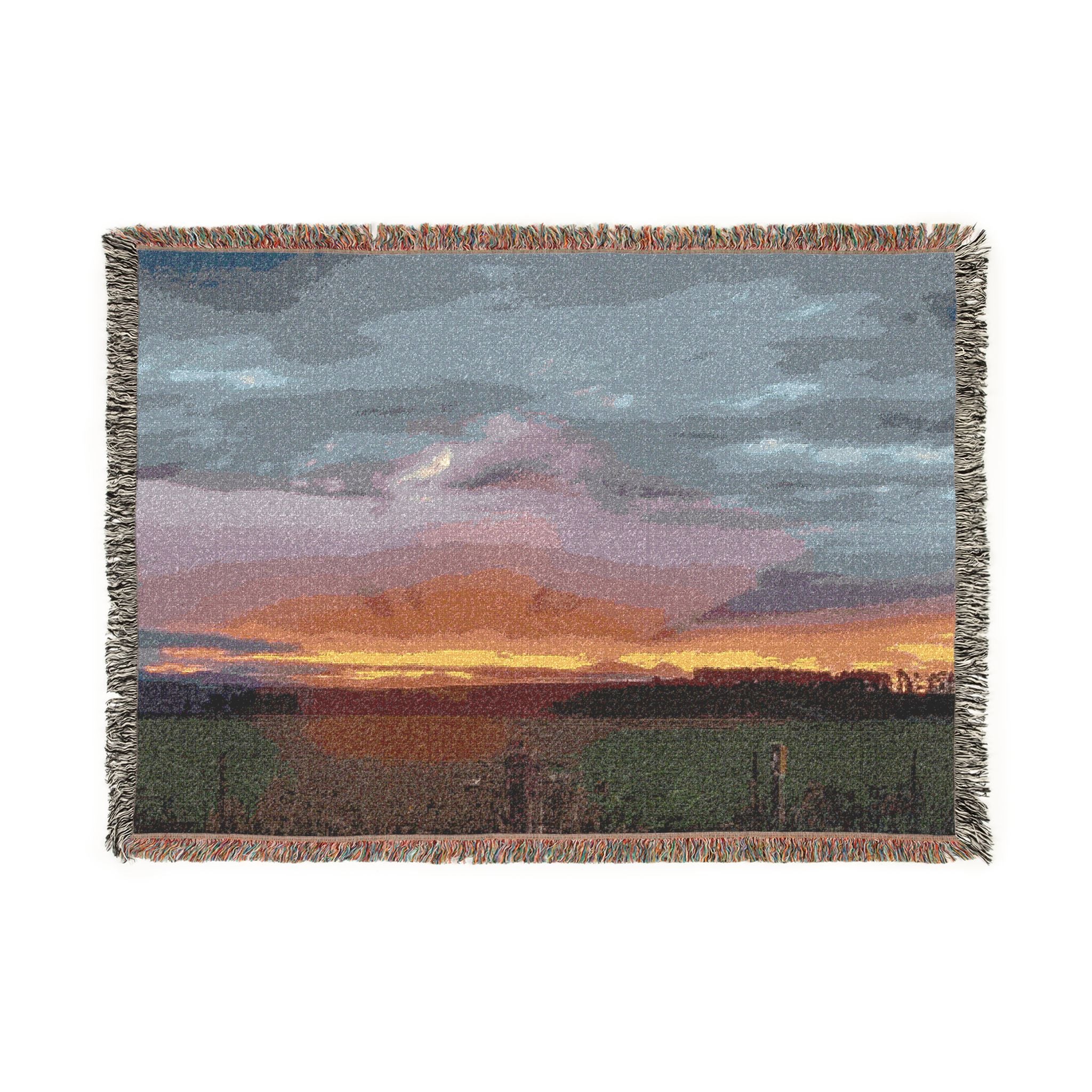 A cozy woven blanket inspired by Beautiful Amazing Moments — celebrating connection, family, and the moments that matter most.