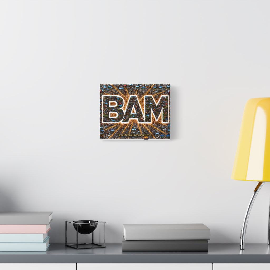 BAM OG – Turning Moments Into Meaning | Premium CanvasMatte Canvas, Stretched, 1.25"