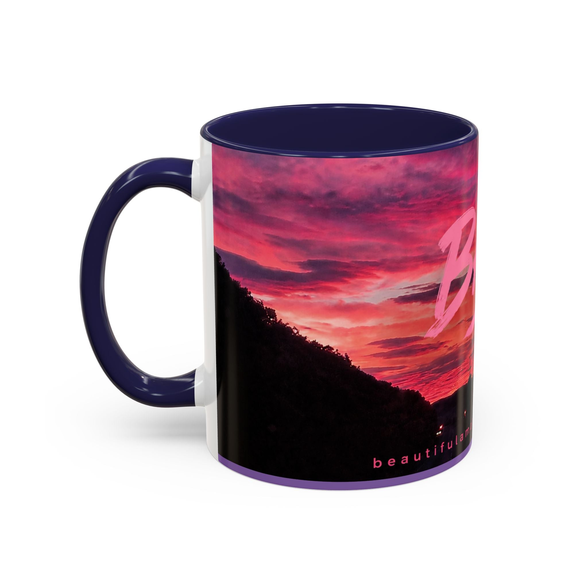 Bam Sunset Road Mug  .Moments That Matter.