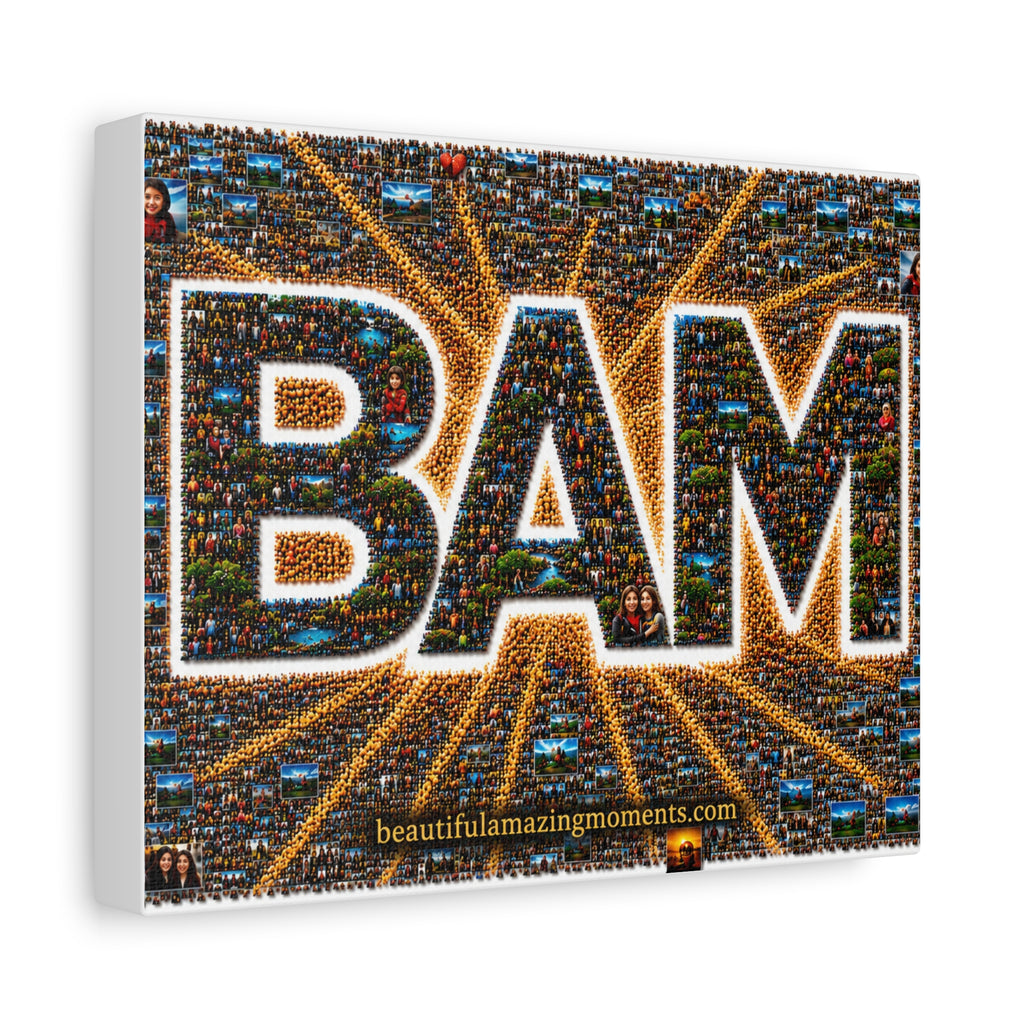 BAM OG – Turning Moments Into Meaning | Premium CanvasMatte Canvas, Stretched, 1.25"