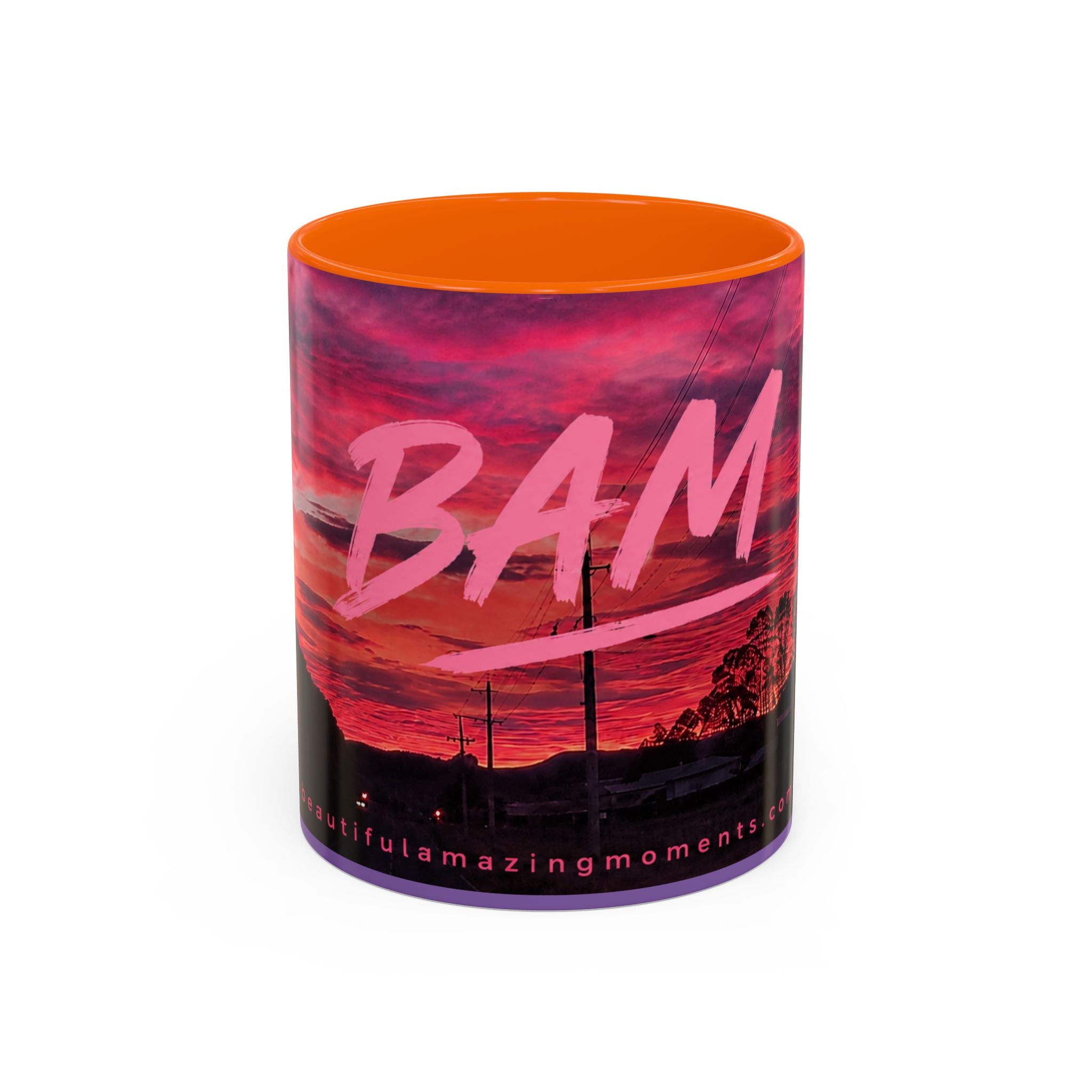 Bam Sunset Road Mug  .Moments That Matter.