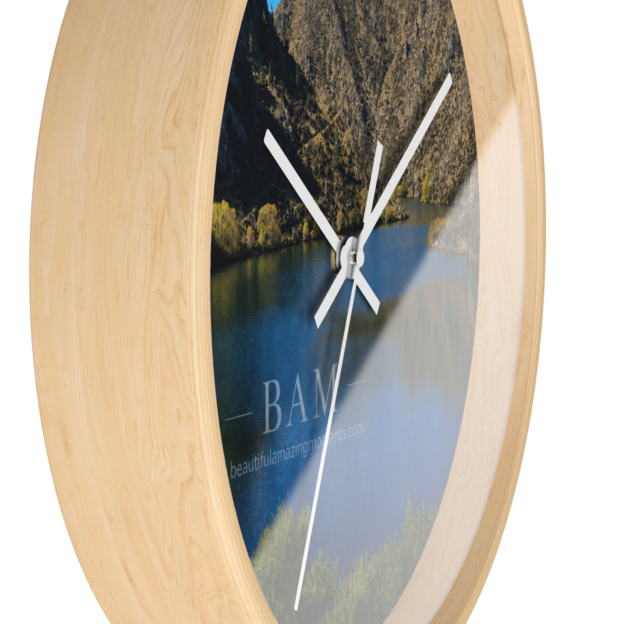 BAM – Time in the Moment | Wooden Wall Clock