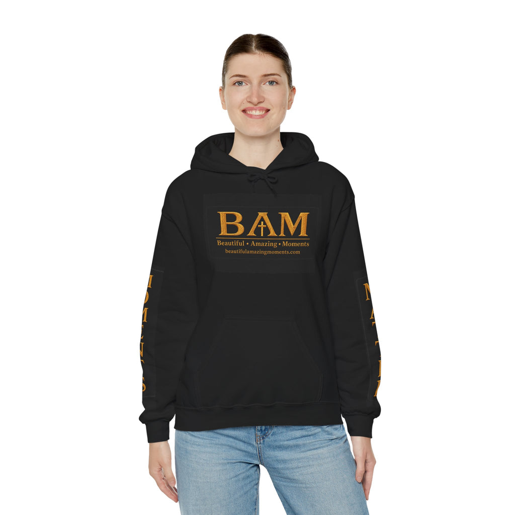 BAM Hoodie – Beautiful Amazing Moments | Moments Matter Premium HoodieUnisex Heavy Blend™ Hooded Sweatshirt