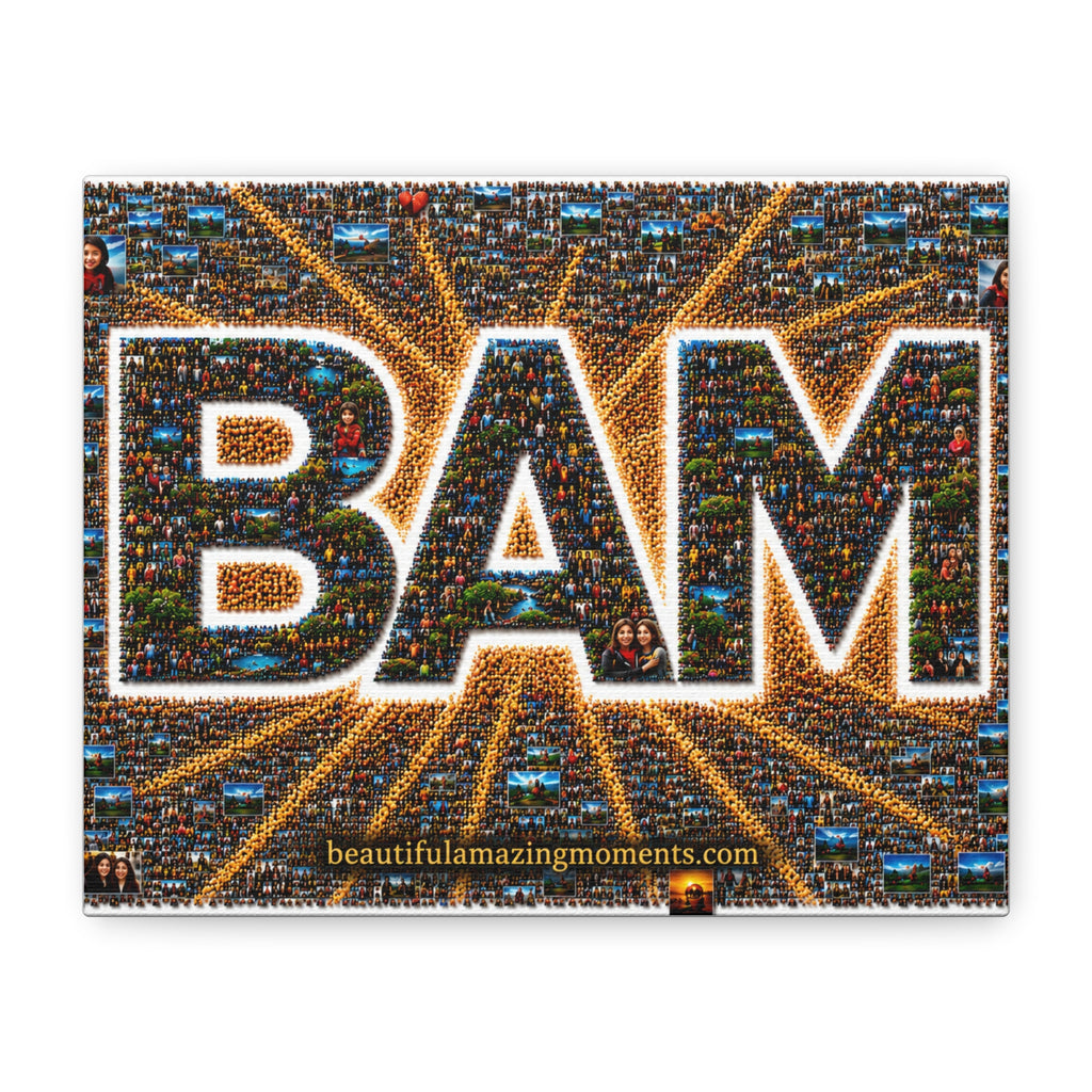 BAM OG – Turning Moments Into Meaning | Premium CanvasMatte Canvas, Stretched, 1.25"