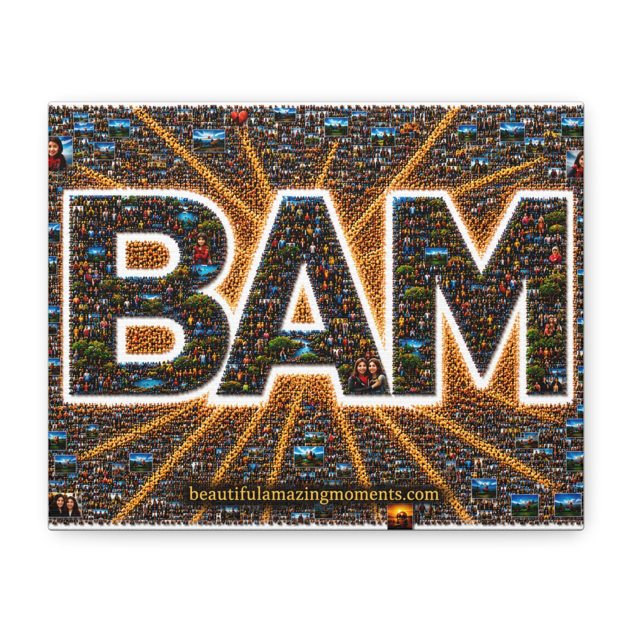 BAM OG – Turning Moments Into Meaning | Premium CanvasMatte Canvas, Stretched, 1.25"