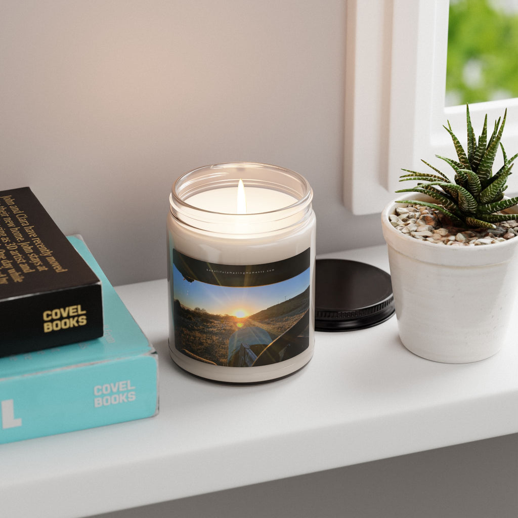 BAM Sunrise Glow – Scented Soy Candle (9oz)Scented Soy Candle, 9oz
