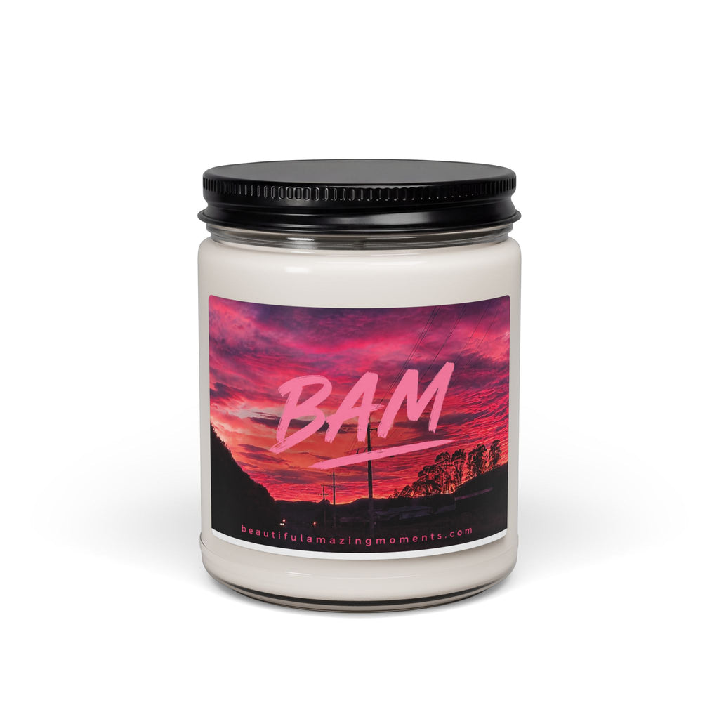 calming soy candle inspired by beautiful skies and meaningful moments — bringing warmth and peace to any space.