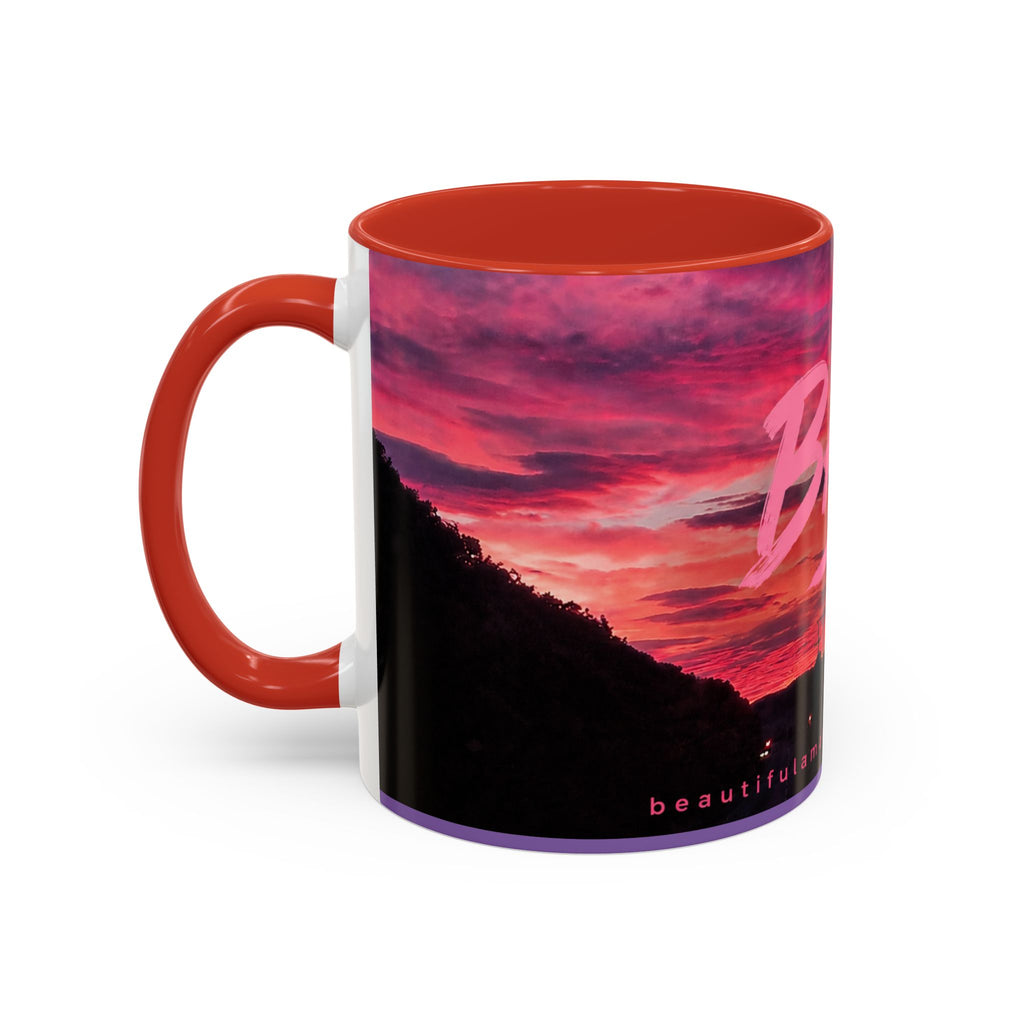 Bam Sunset Road Mug  .Moments That Matter.
