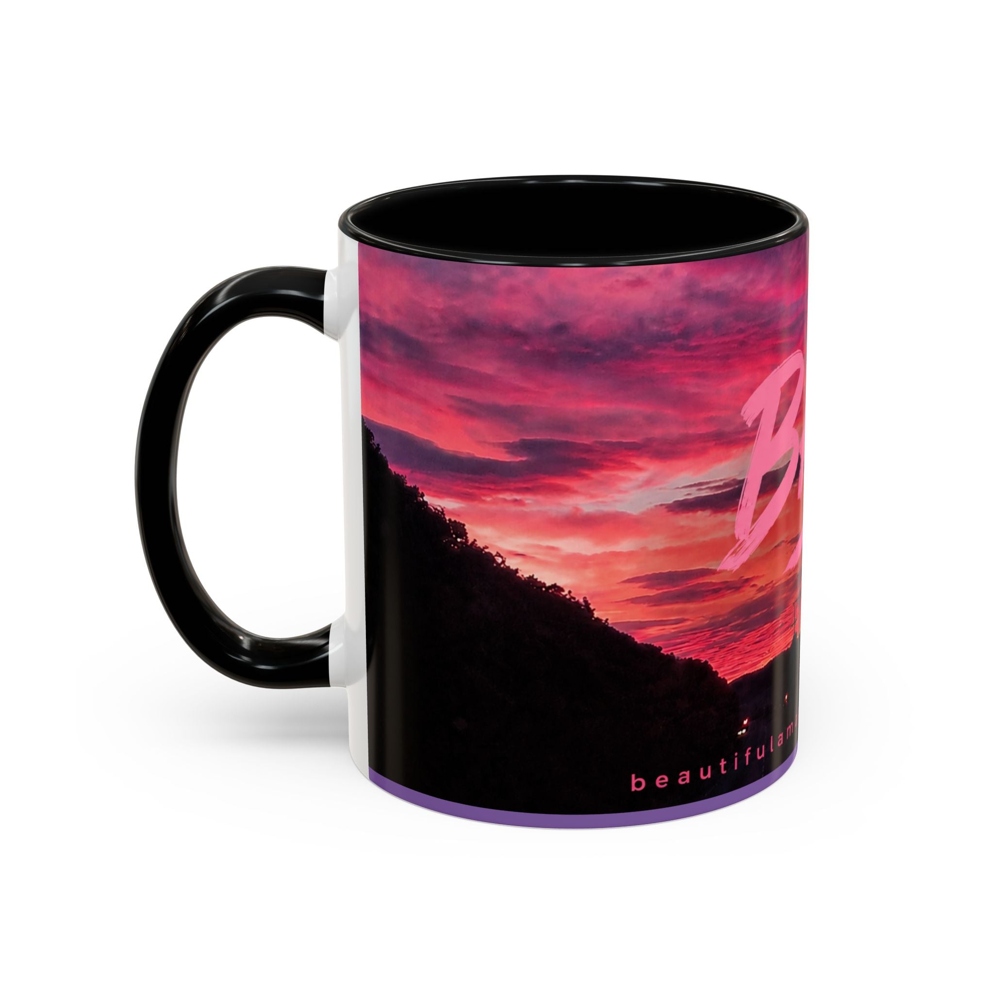 Bam Sunset Road Mug  .Moments That Matter.