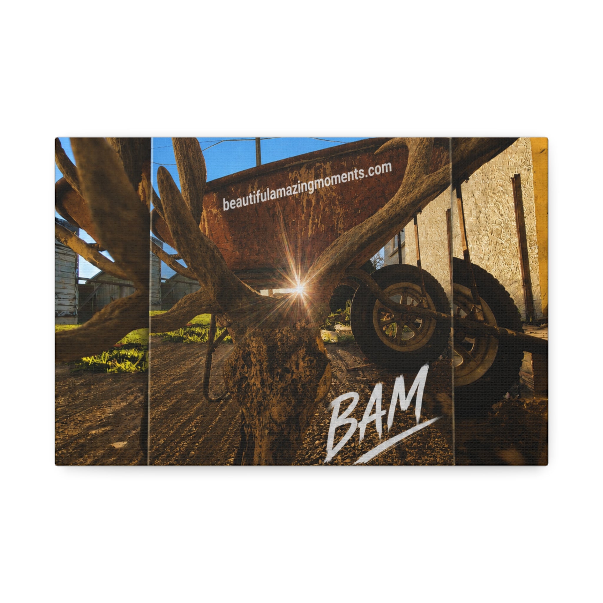 BAM – Light Through the Moment | Stretched CanvasCanvas Stretched, 1.5''