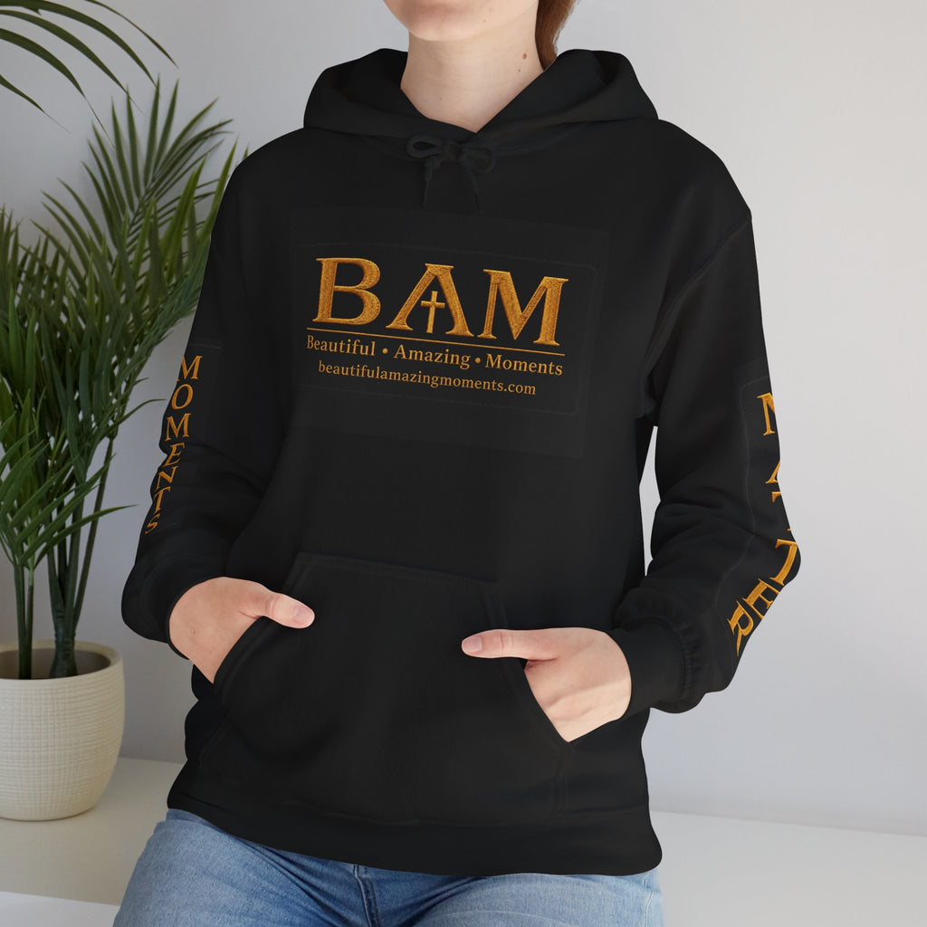 BAM Hoodie – Beautiful Amazing Moments | Moments Matter Premium HoodieUnisex Heavy Blend™ Hooded Sweatshirt