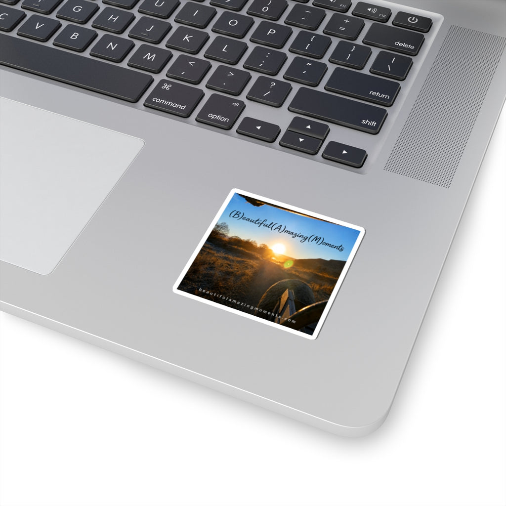 BAM Sunrise Reflection – Kiss-Cut StickerKiss-Cut Stickers