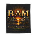 BAM Mountain Glow – Premium Velveteen Blanket | Moments That Matter