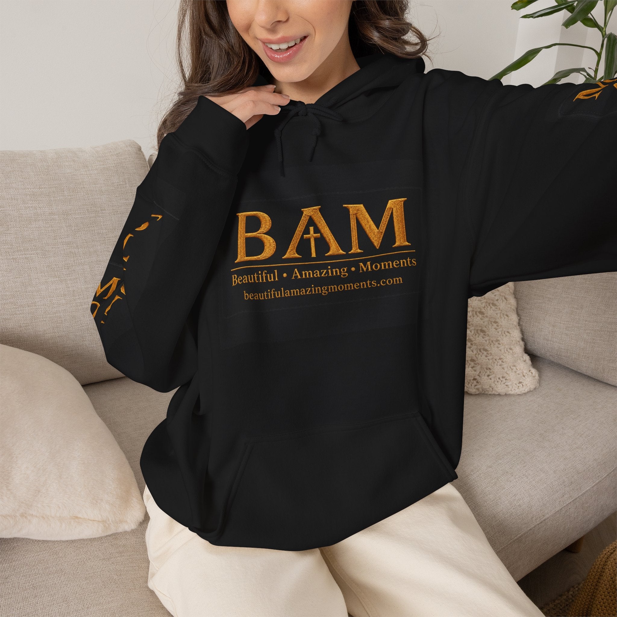 BAM Hoodie – Beautiful Amazing Moments | Moments Matter Premium HoodieUnisex Heavy Blend™ Hooded Sweatshirt