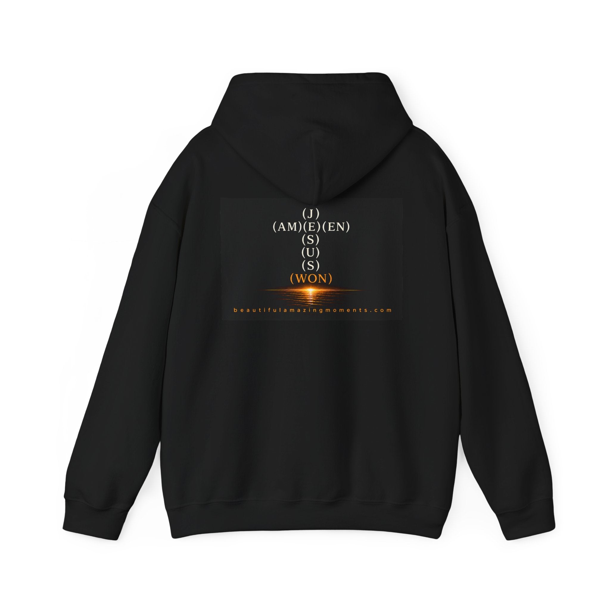 BAM – Jesus Won Hoodie | Beautiful Amazing MomentsUnisex Heavy Blend™ Hooded Sweatshirt