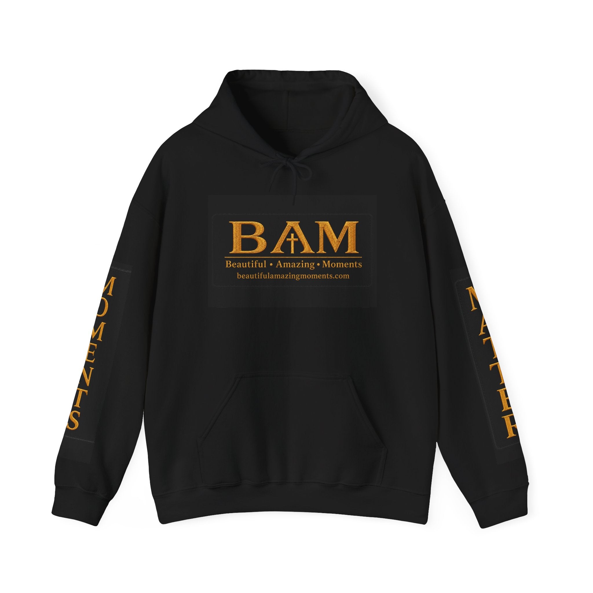 BAM Hoodie – Beautiful Amazing Moments | Moments Matter Premium HoodieUnisex Heavy Blend™ Hooded Sweatshirt