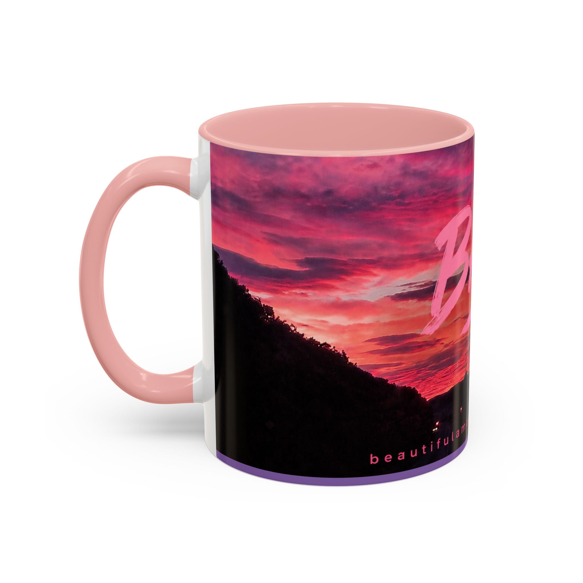 Bam Sunset Road Mug  .Moments That Matter.