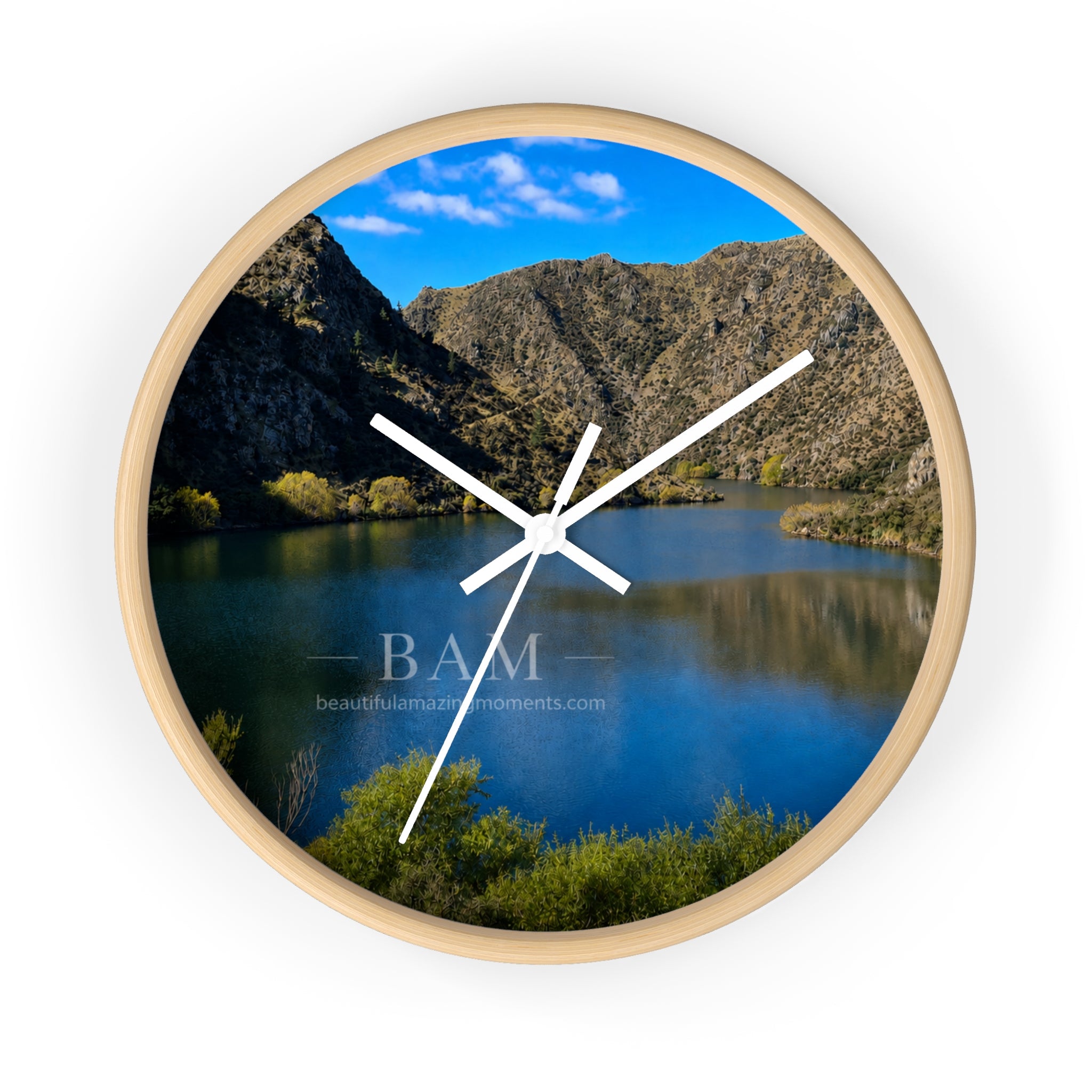 BAM – Time in the Moment | Wooden Wall Clock