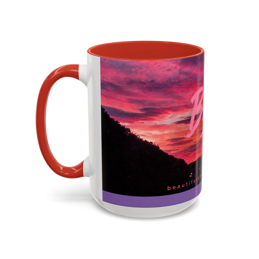 Bam Sunset Road Mug  .Moments That Matter.