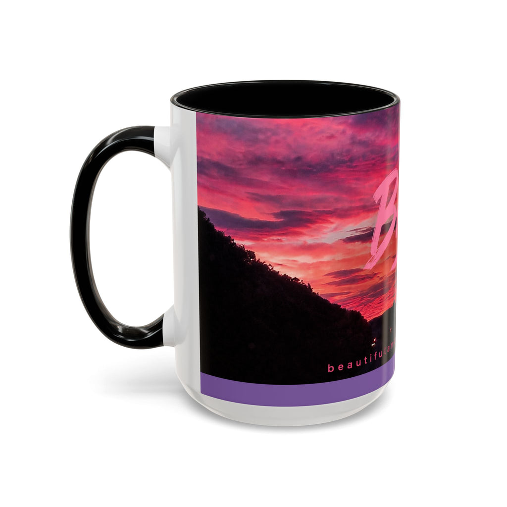 Bam Sunset Road Mug  .Moments That Matter.
