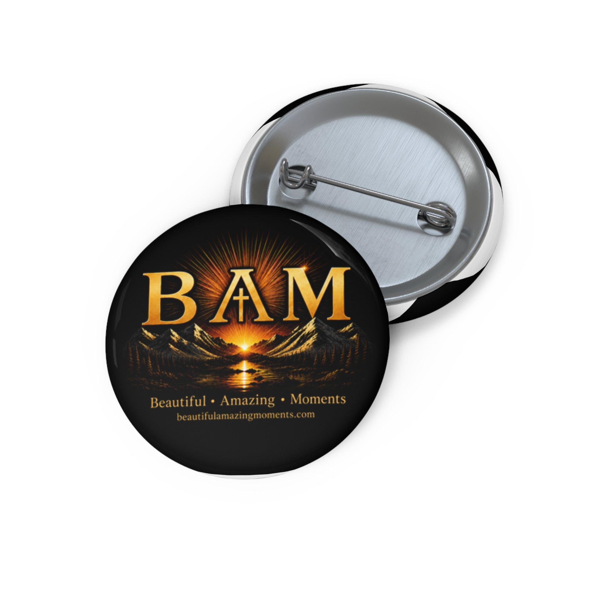 BAM – Wear the Moment | Custom Pin ButtonCustom Pin Buttons