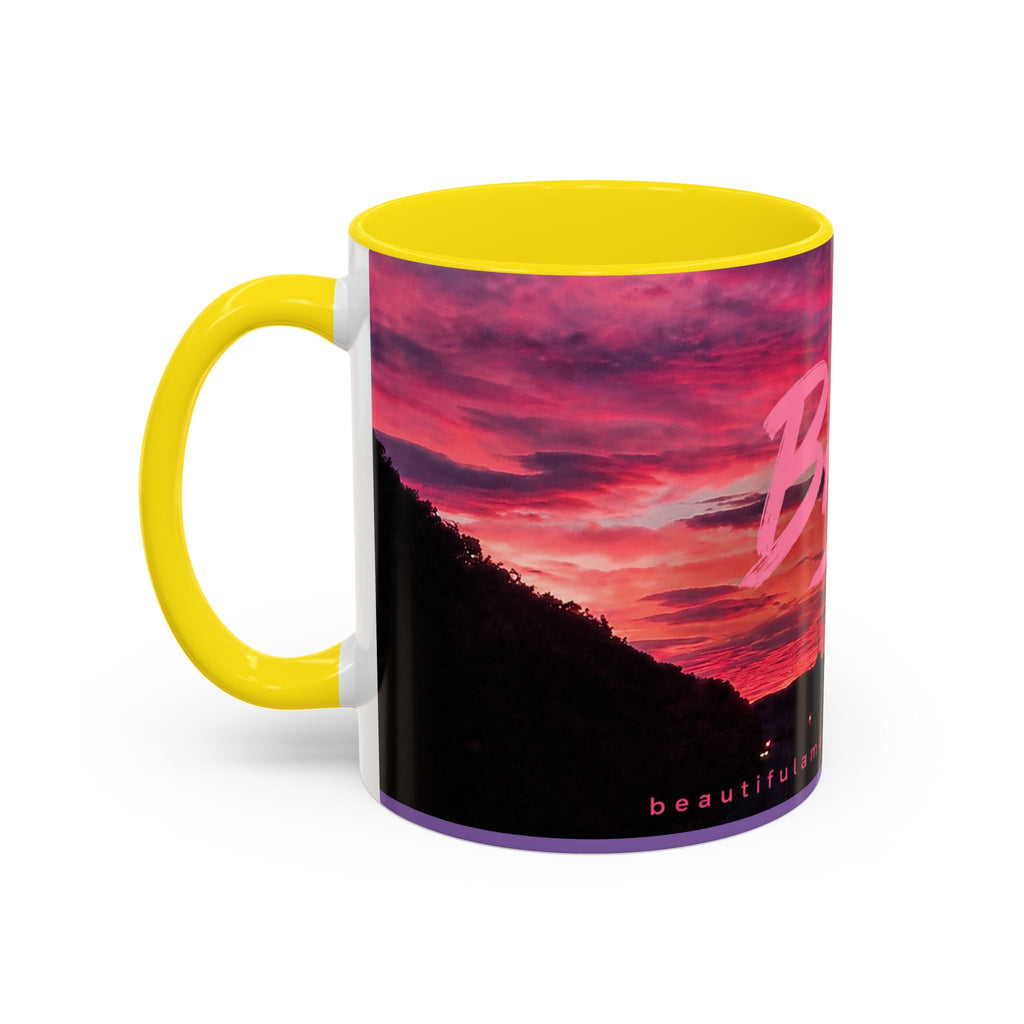 Bam Sunset Road Mug  .Moments That Matter.