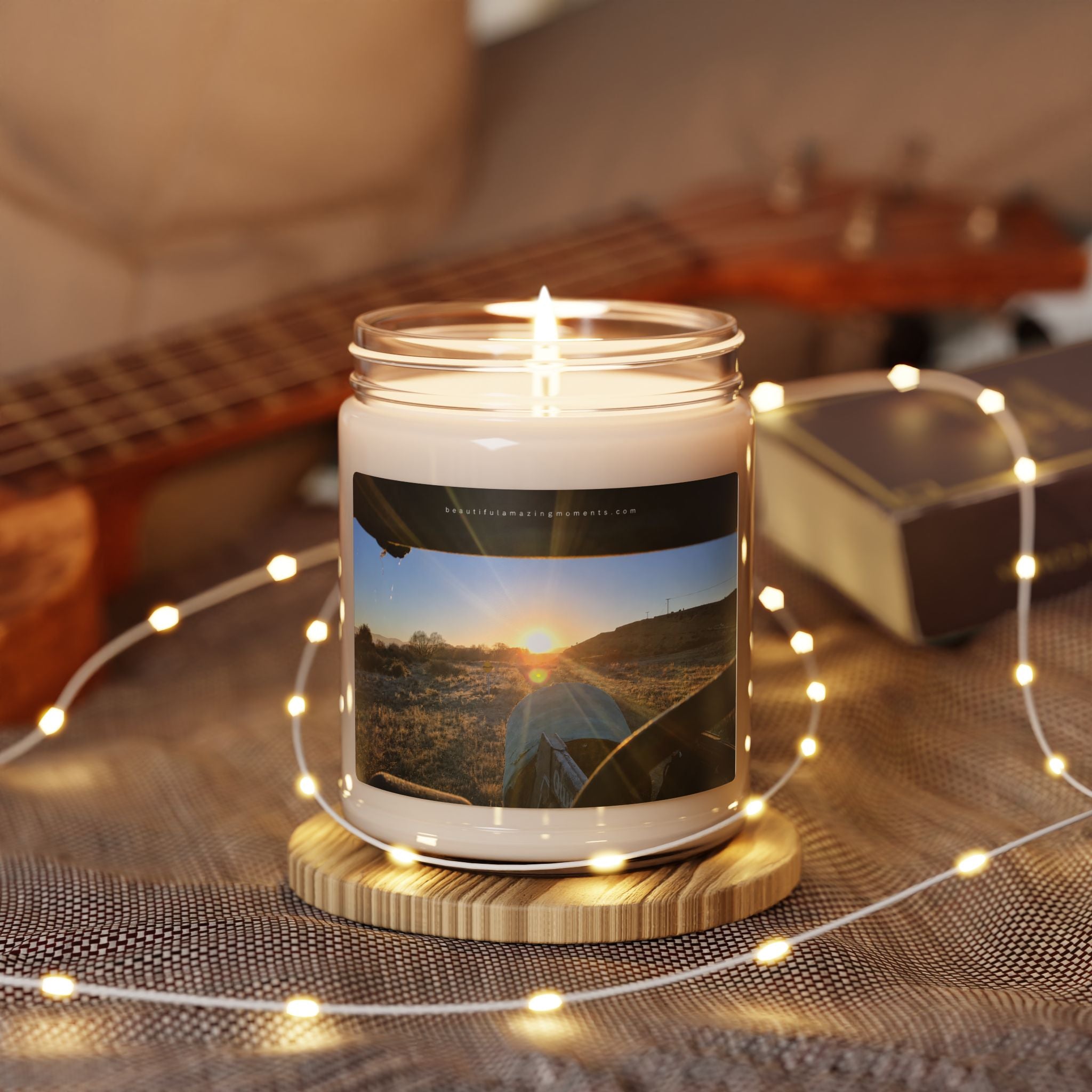 BAM Sunrise Glow – Scented Soy Candle (9oz)Scented Soy Candle, 9oz
