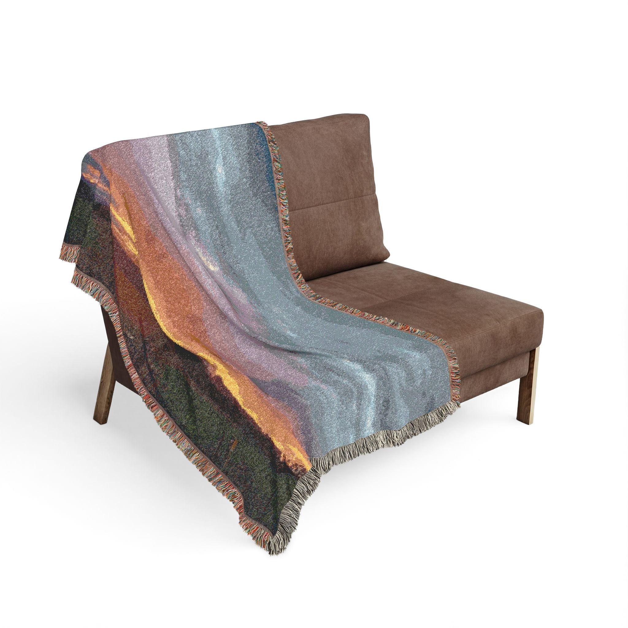 A cozy woven blanket inspired by Beautiful Amazing Moments — celebrating connection, family, and the moments that matter most.