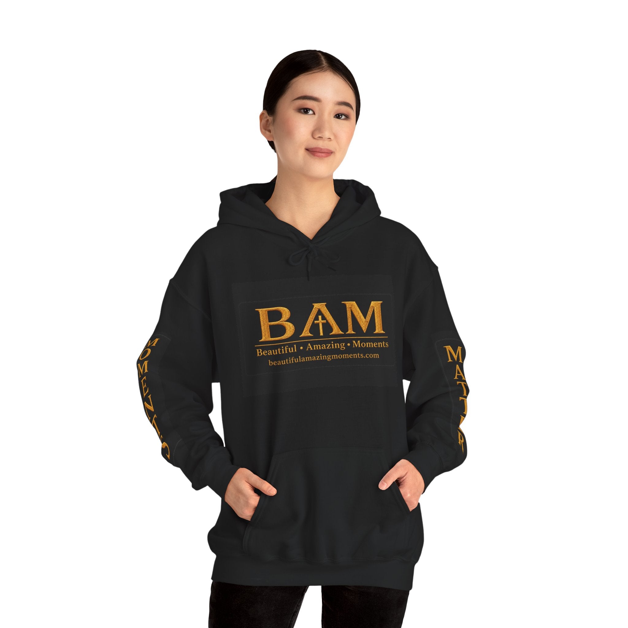 BAM Hoodie – Beautiful Amazing Moments | Moments Matter Premium HoodieUnisex Heavy Blend™ Hooded Sweatshirt