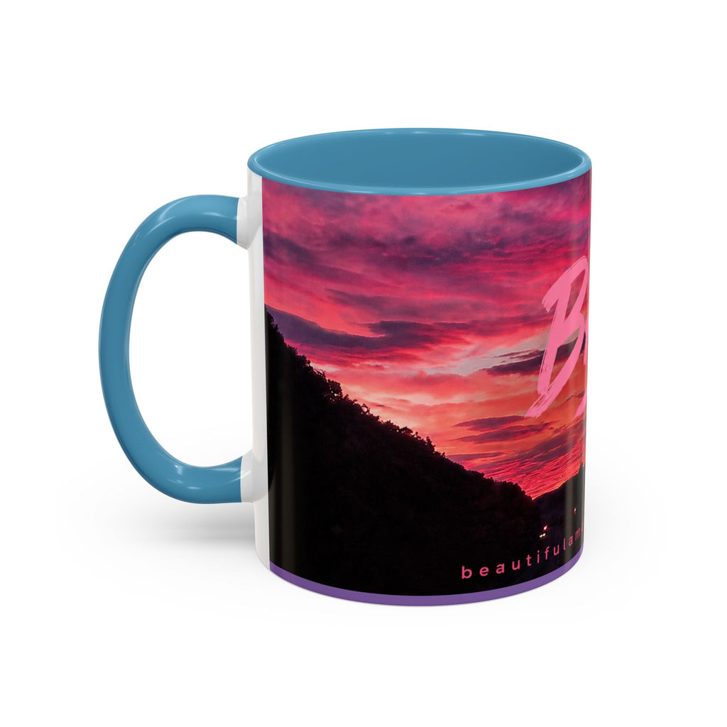 Bam Sunset Road Mug  .Moments That Matter.