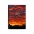 Beautiful Amazing Moments – Sunset Spiral Journal | BAMSpiral Notebook - Ruled Line