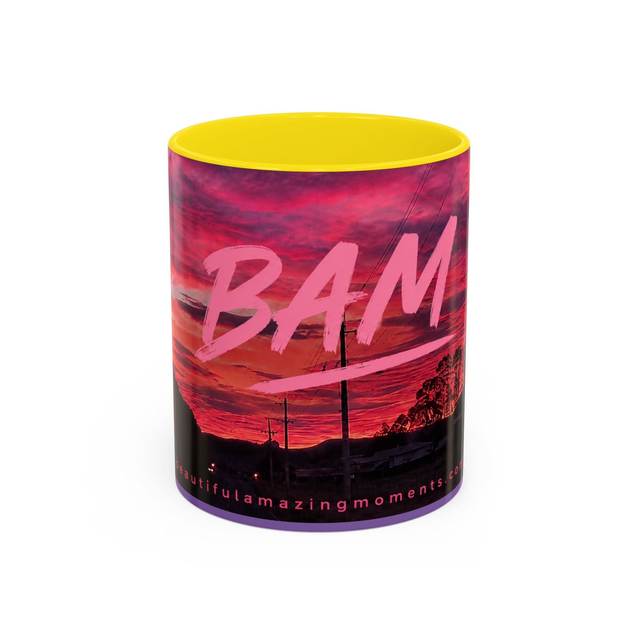Bam Sunset Road Mug  .Moments That Matter.