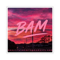 A BAM sticker inspired by beautiful skies, nature, and the moments that matter.