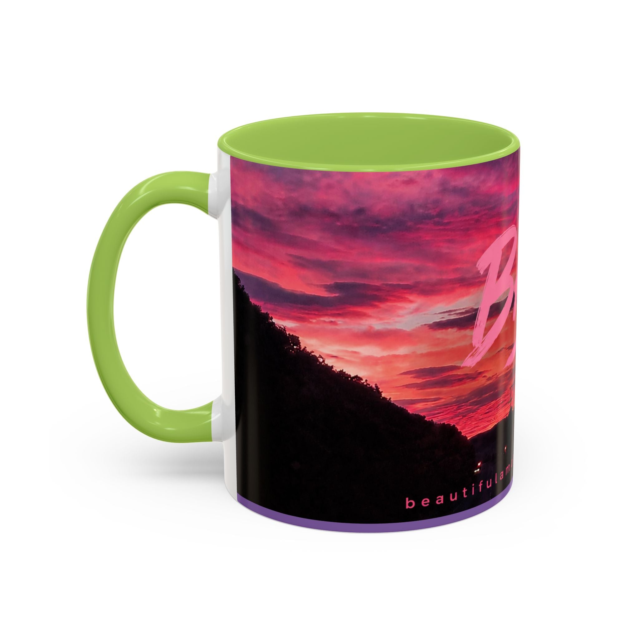 Bam Sunset Road Mug  .Moments That Matter.