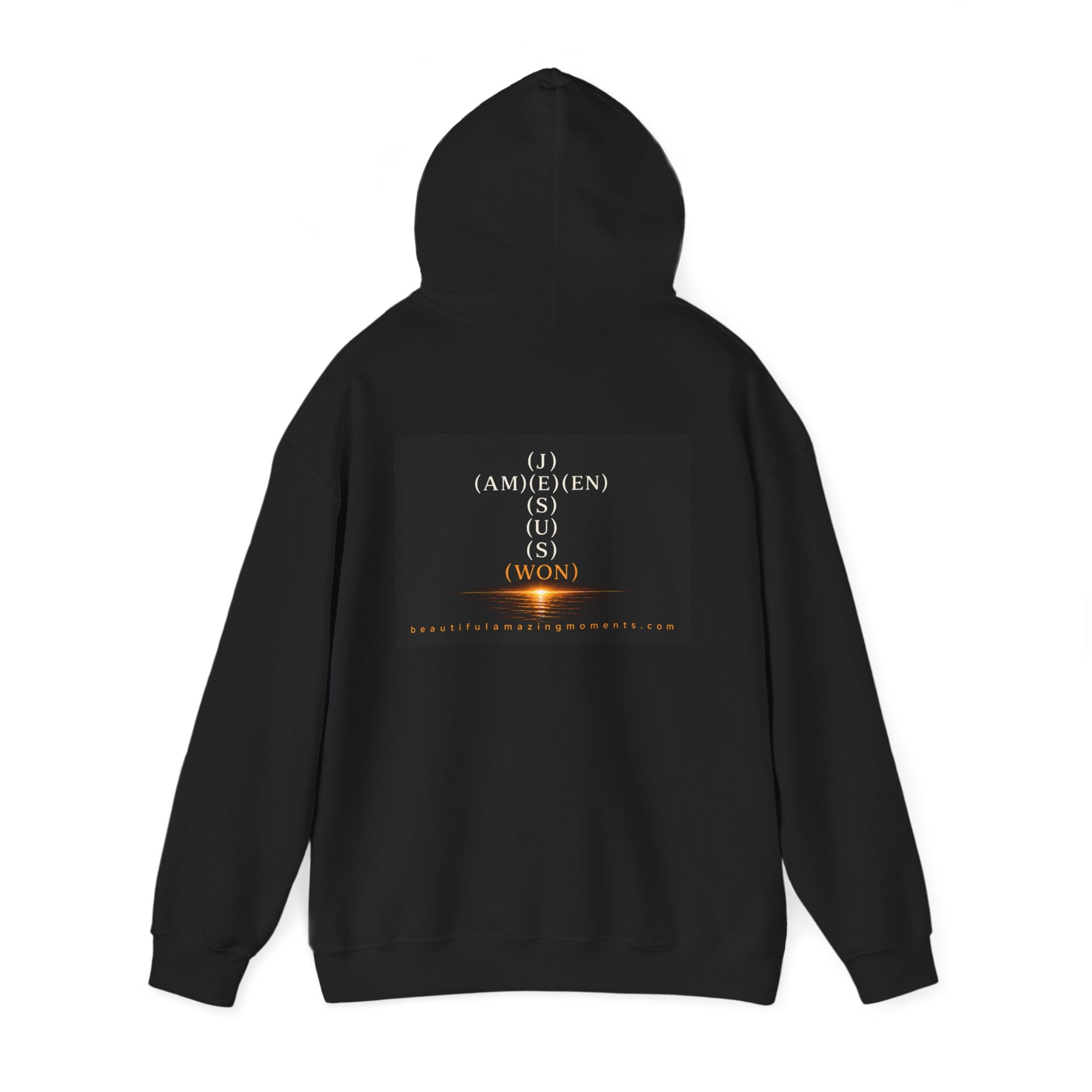 BAM – Jesus Won Hoodie | Beautiful Amazing MomentsUnisex Heavy Blend™ Hooded Sweatshirt