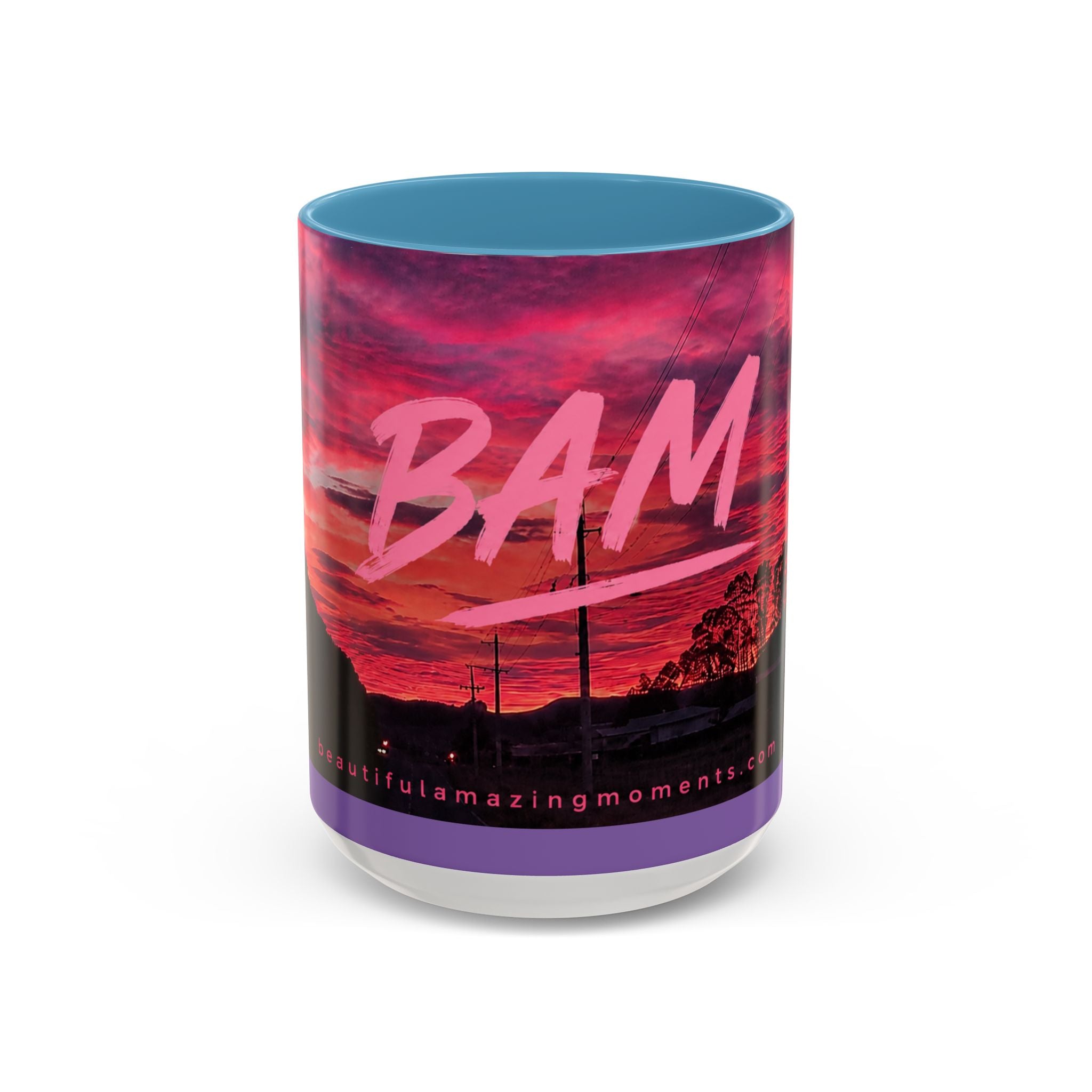 Bam Sunset Road Mug  .Moments That Matter.