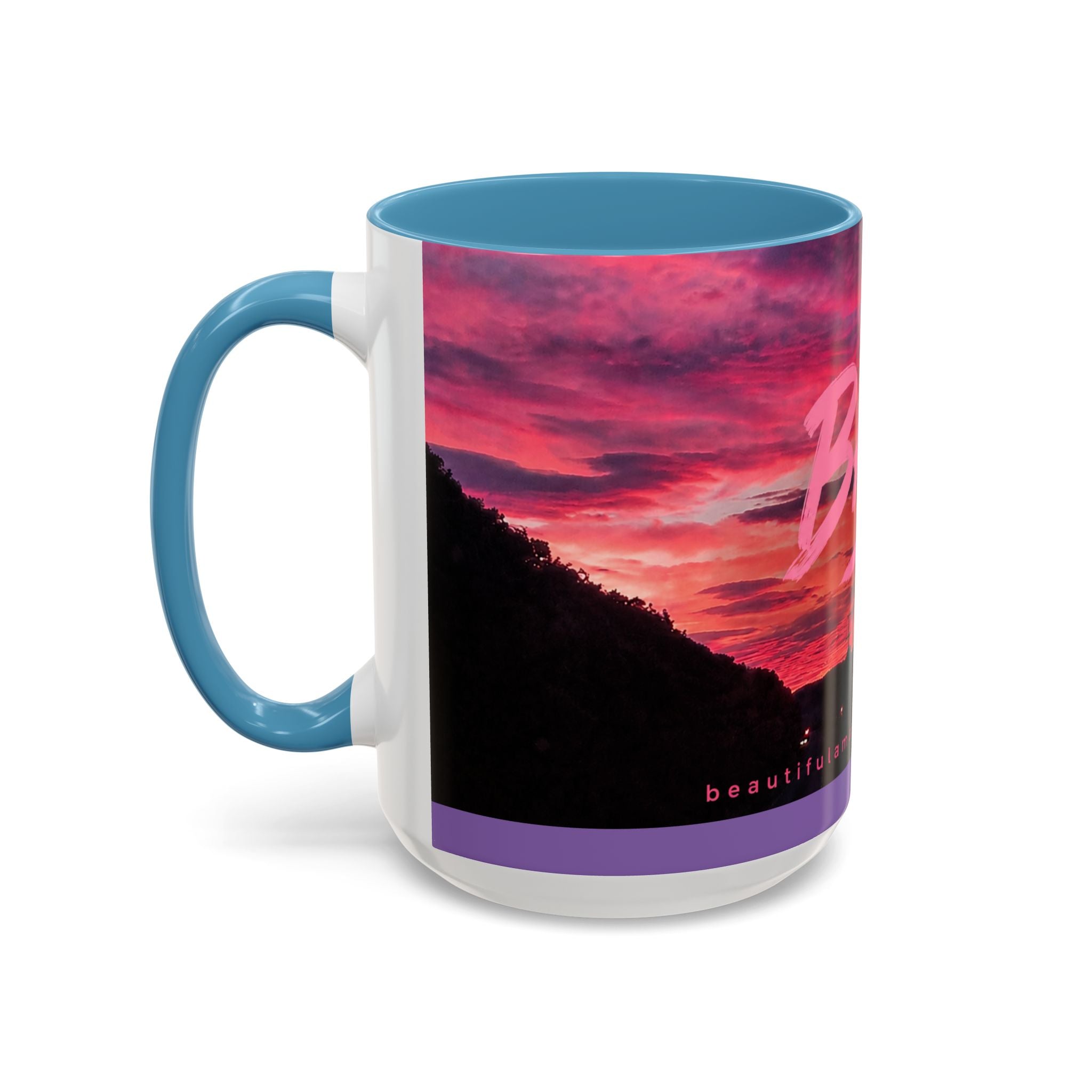 Bam Sunset Road Mug  .Moments That Matter.