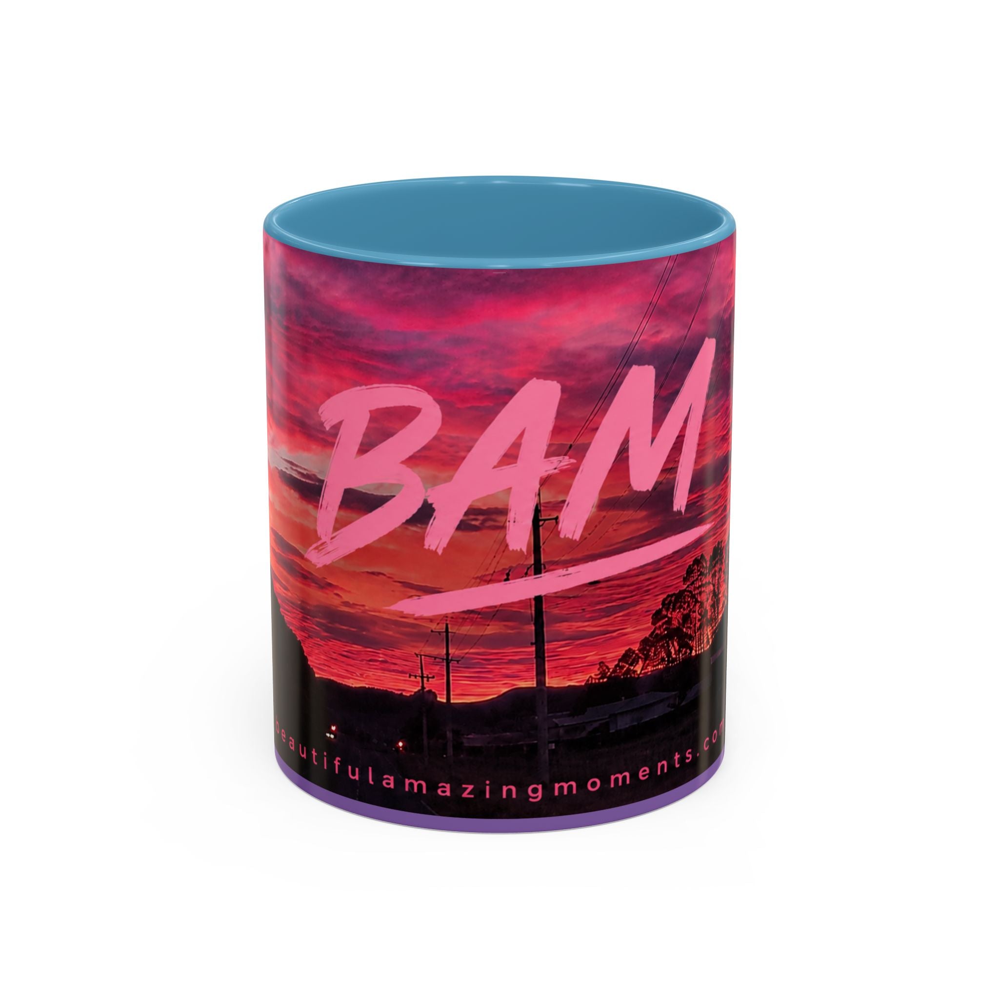 Bam Sunset Road Mug  .Moments That Matter.