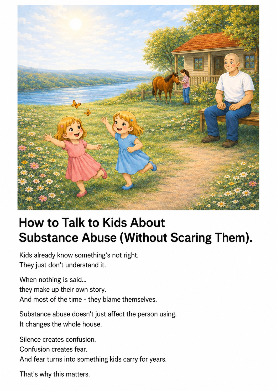 How to talk to kids about substance abuse (without scarring them)